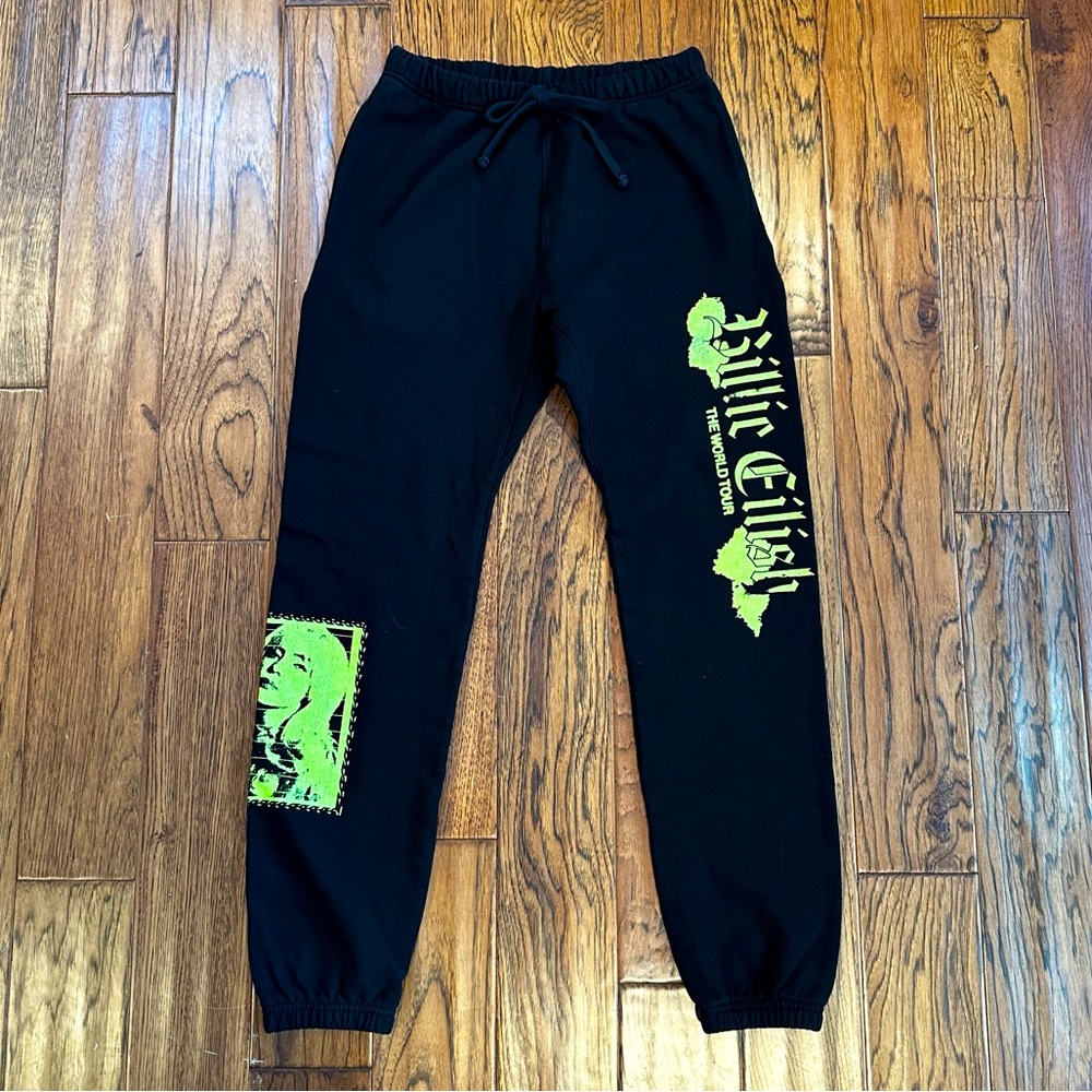 Billie Eilish Happier Than Ever World Tour Sweatpants Size L